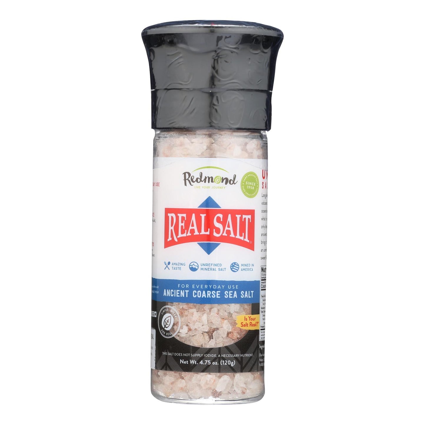 Redmond's Real Salt - Case Of 6 - 4.75 Oz