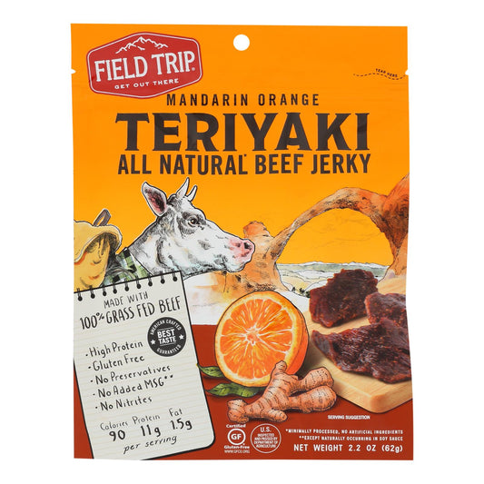 Field Trip Beef Jerky - Gluten Free - Case Of 9 - 2.2 Oz.