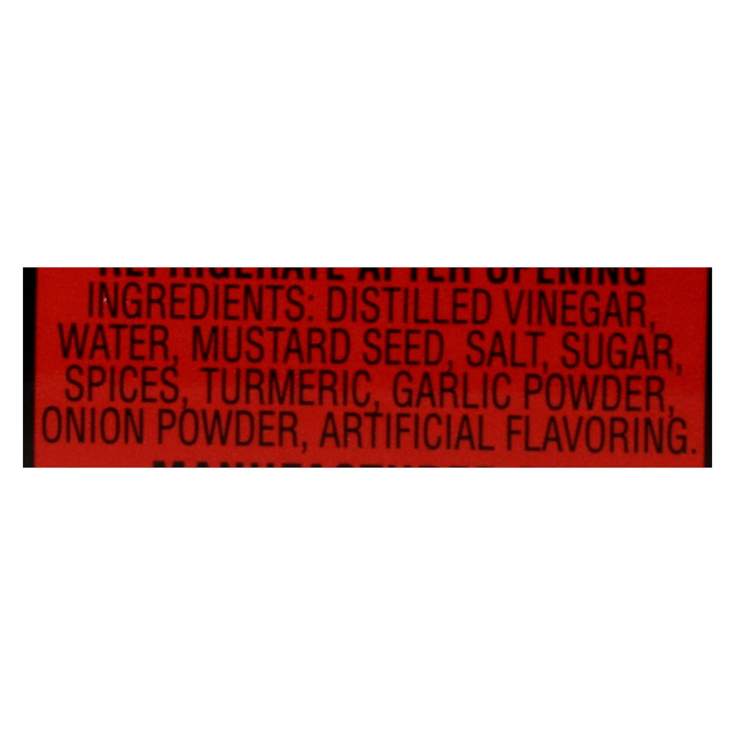 Original Hot Mister Mustard - Case Of 6 - 7.5 Oz