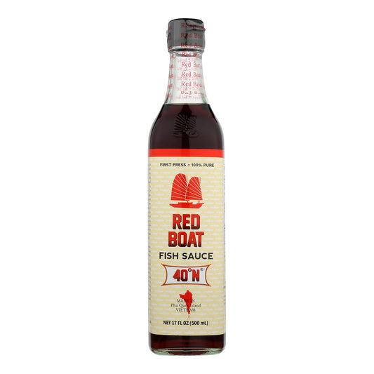 Red Boat Fish Sauce's Primary Ingredient  - Case Of 12 - 17 Oz