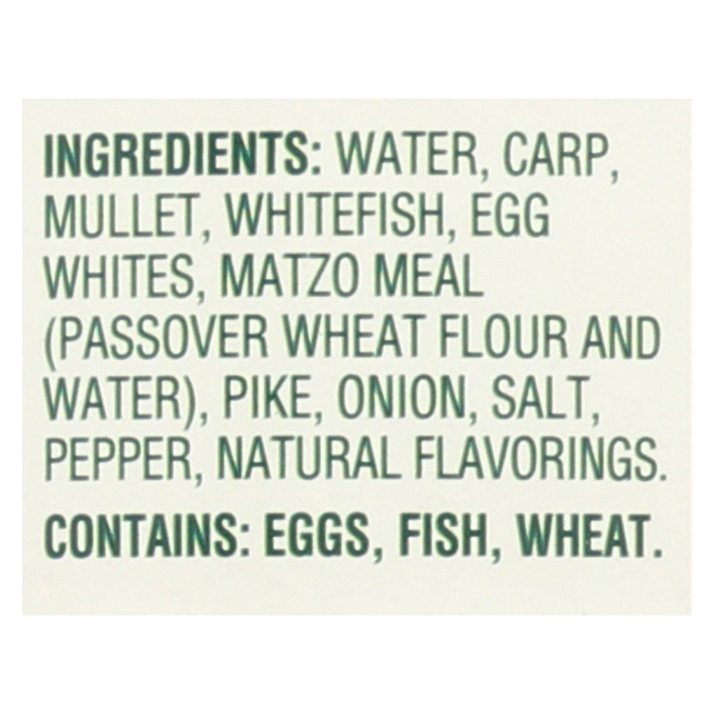 Manischewitz - Gefilte Fish In Liquid Broth - Original - Case Of 12 - 24 Oz.