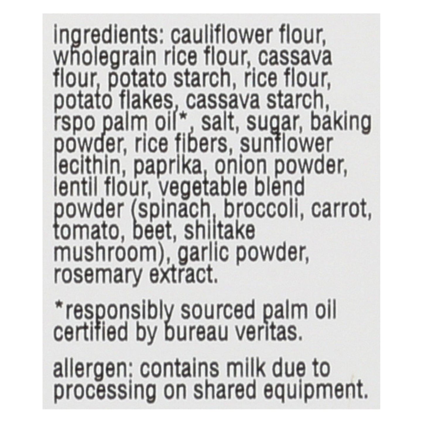 From The Ground Up - Cauliflower Crackers - Original - Case Of 6 - 4 Oz.