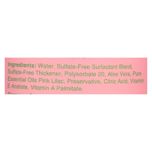 Rebel Green - Fresh And Clean Liquid Hand Soap - Pink Lilac - Case Of 4 - 16.9 Fl Oz.