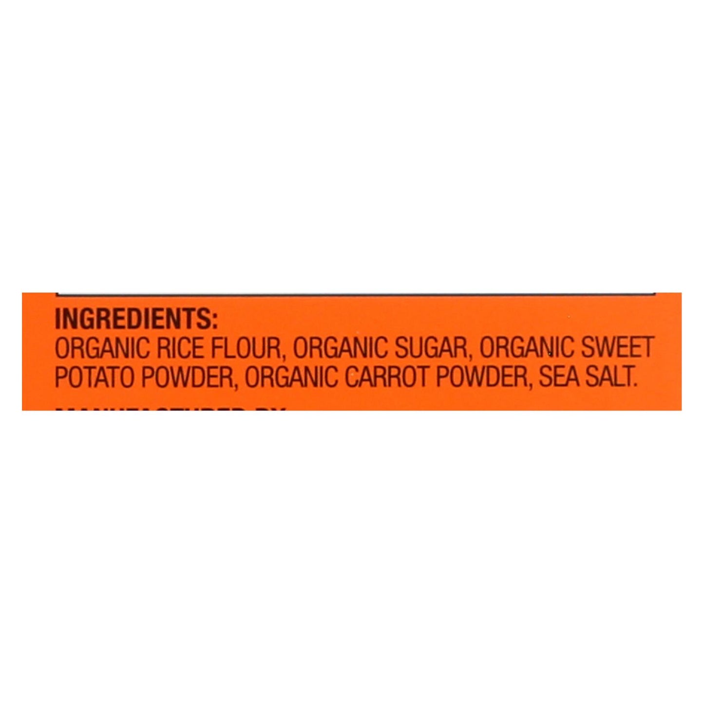 Baby Mum Mum Organic Baby Teeth Rice Rusk Organic Rick Snack With Sweet Potato And Carrot Flavor - Case Of 6 - 1.76 Oz