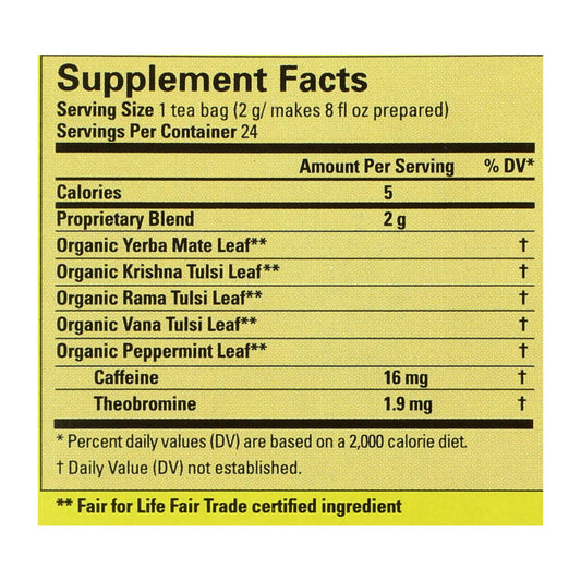 Ecoteas Holy Mate! Tea Bags - Case Of 6 - 24 Bag