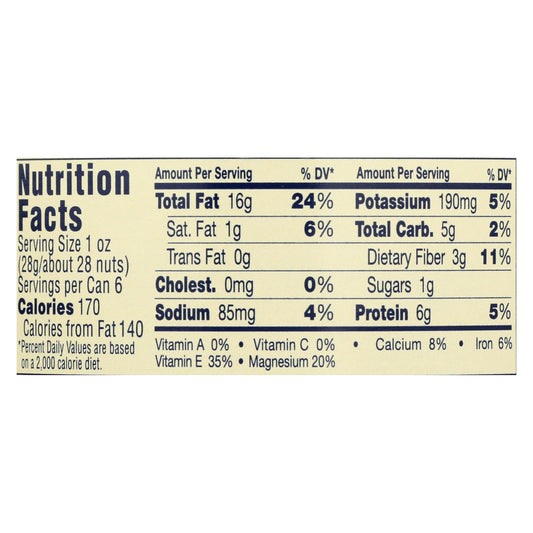 Blue Diamond Roasted Salted Almonds - Case Of 12 - 6 Oz