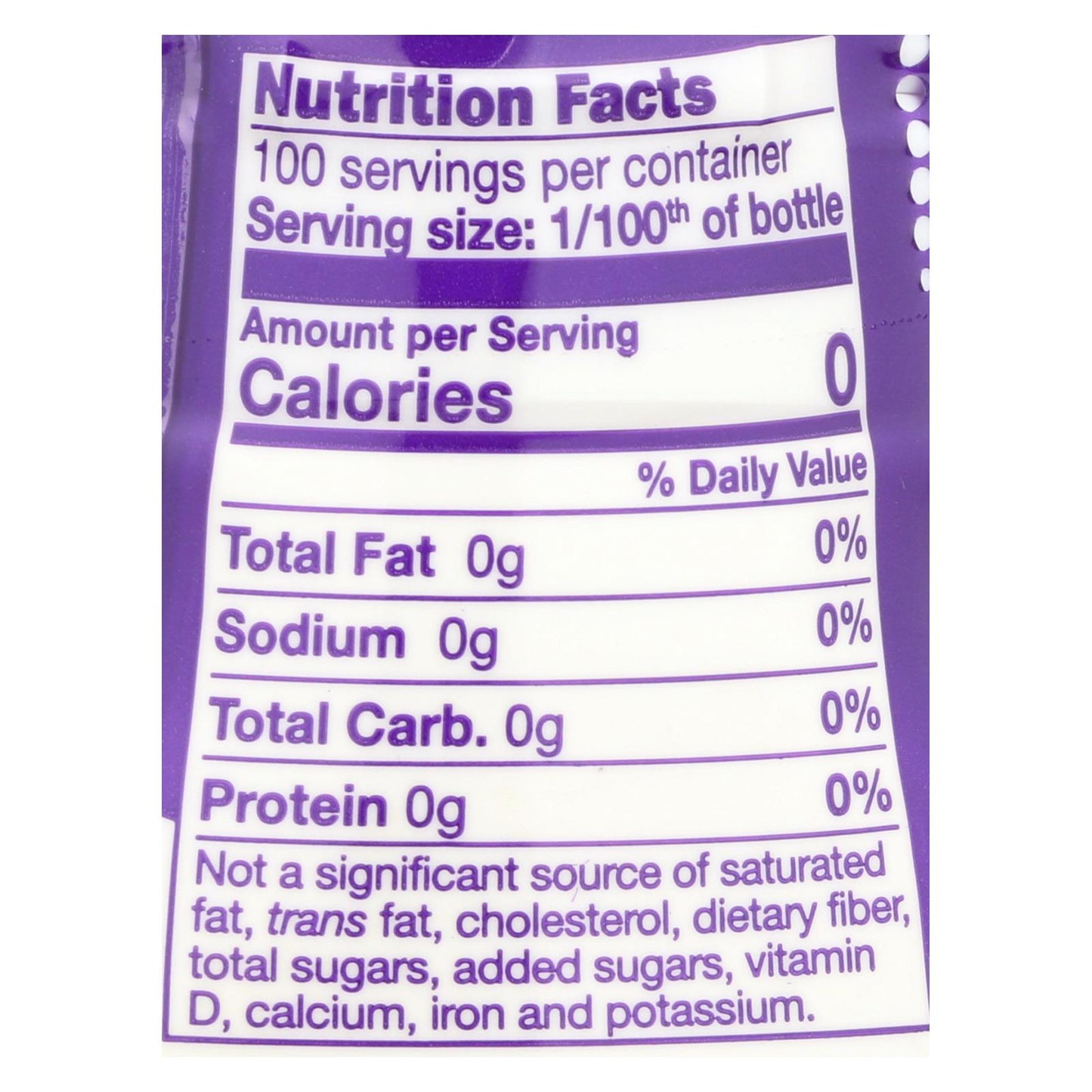 Pyure Sugar Free Organic Vanilla Liquid Stevia Extract - Case Of 6 - 1.8 Oz