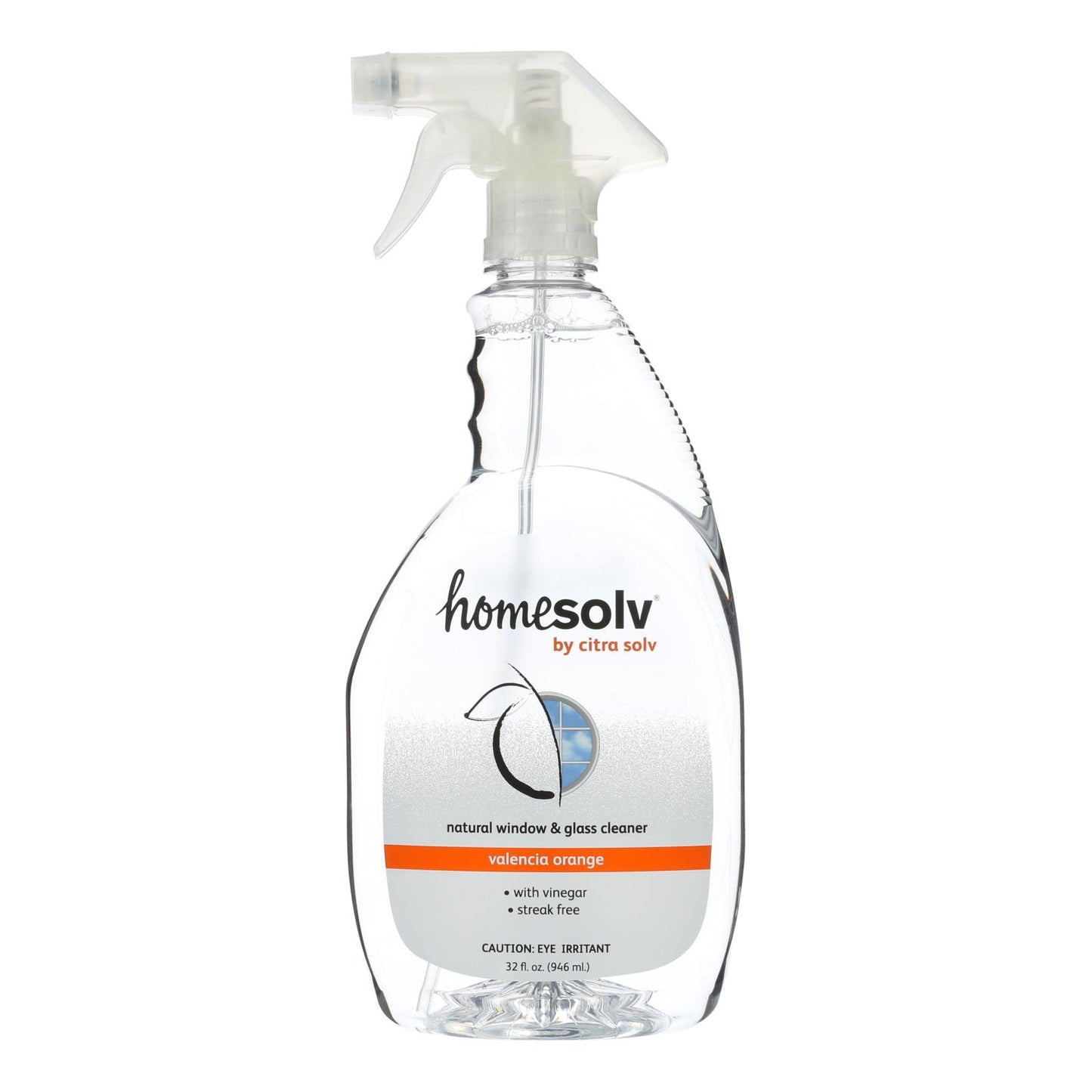 Citra-solv Natural Window And Glass Cleaner - Valencia Orange - Case Of 6 - 32 Fl Oz.
