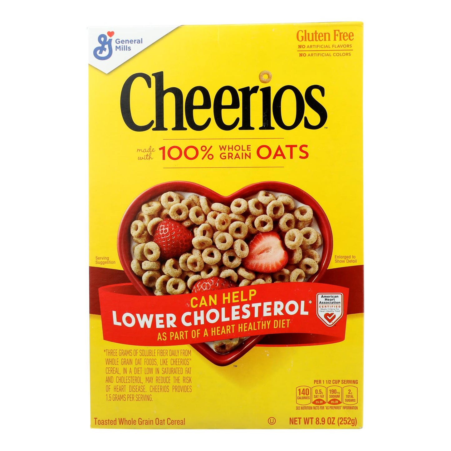 General Mills Cereal Whole Grain Oat - Case Of 12 - 8.9 Oz