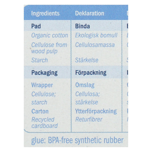 Natracare Natural Ultra Pads W/wings Regular W/organic Cotton Cover - 14 Pack