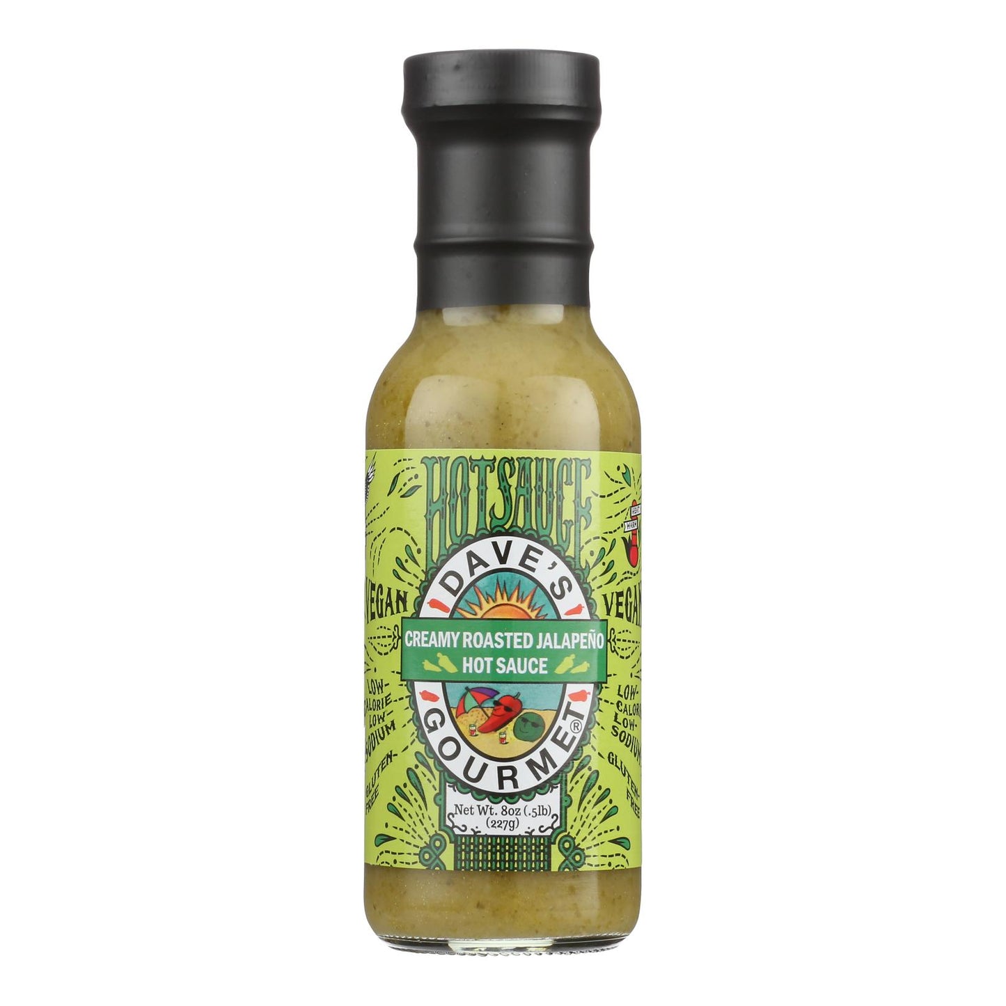 Dave's Gourmet - Hot Sauce - Creamy Roasted Jalapeno - Case Of 6 - 8 Fl Oz