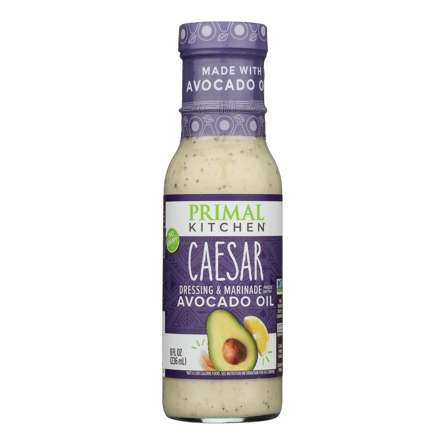 Primal Kitchen Dressing & Marinade Caesar Dressing - Case Of 6 - 8 Fz