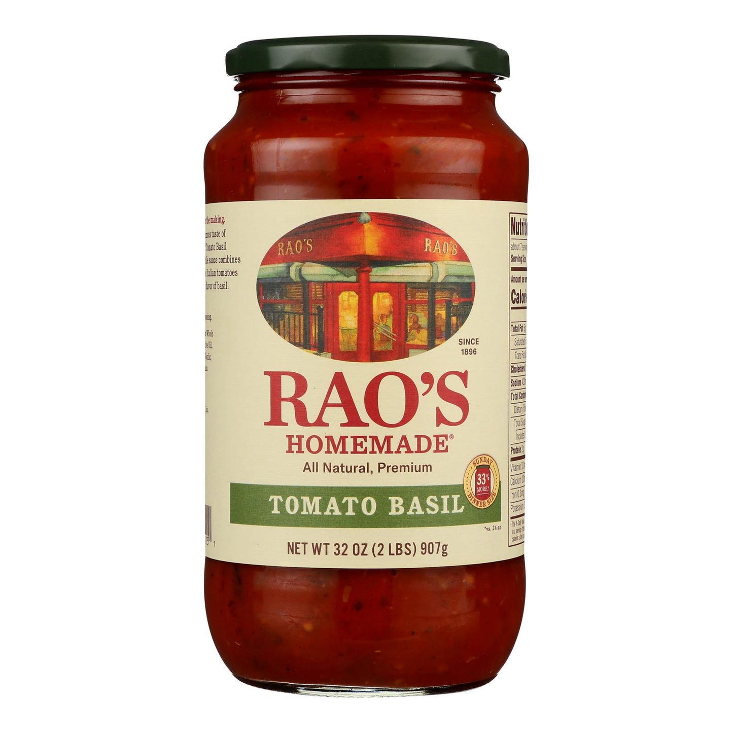 Rao's Tomato Basil Sauce - Case Of 6 - 32 Oz