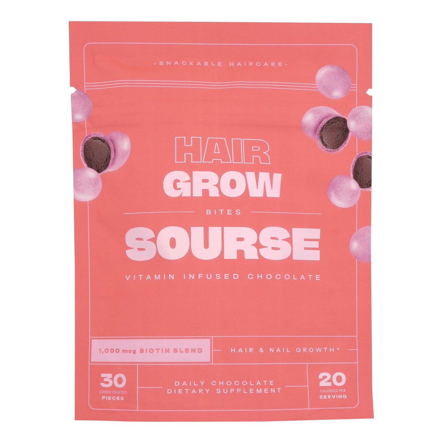 Sourse - Hair Grow Bites - Cs Of 6-30 Ct