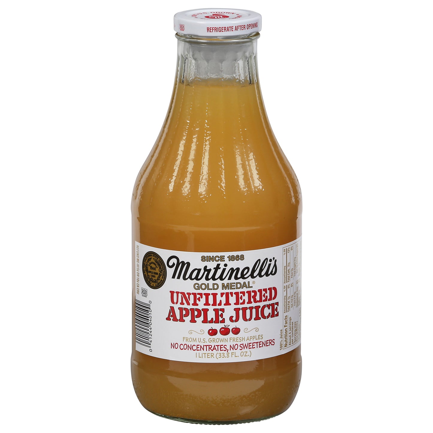 Martinelli's - Juice Apple Unfiltered - Cs Of 6-33.8 Fz