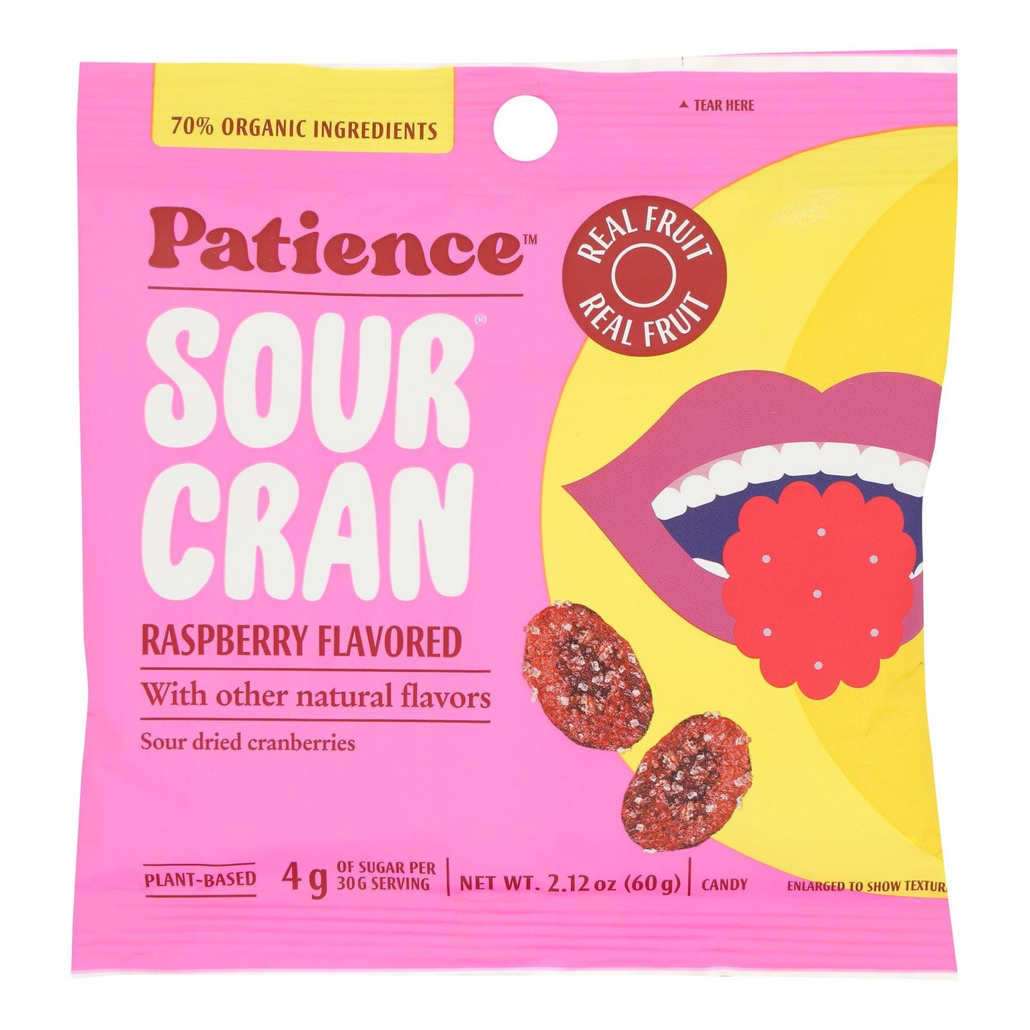 Patience Fruit & Co - Candy Og3 Sr Cran Sr Rasp - Cs Of 24-2.12 Oz
