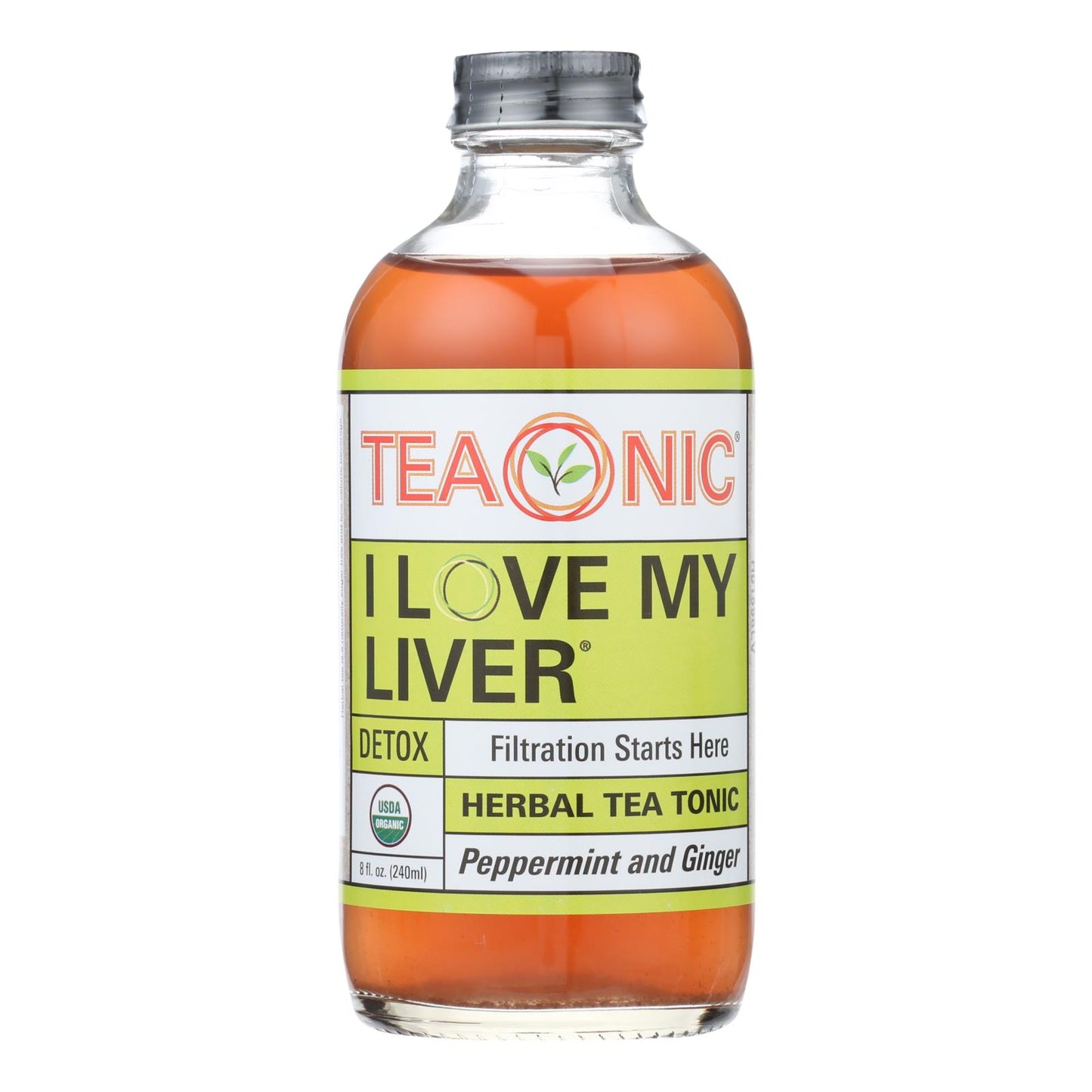 Teaonic I Love My Liver Herbal Tea Supplement - Case Of 6 - 8 Fz