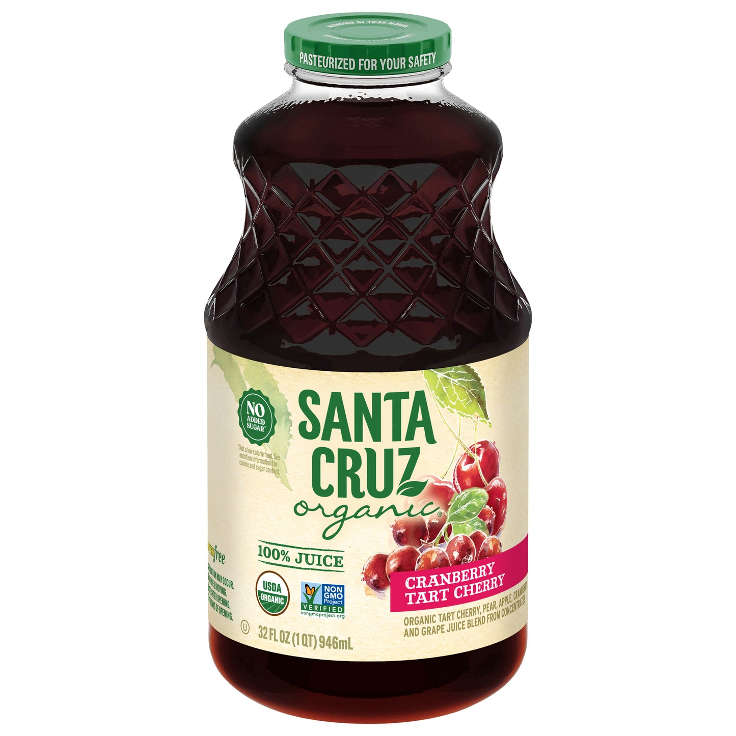 Santa Cruz Organic - Juice Og2 Cran Tart Chry - Cs Of 6-32 Oz