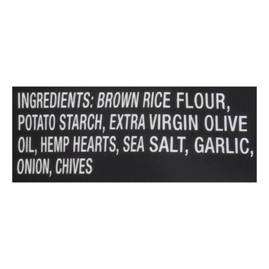 Every Body Eat - Snack Thins Chive/garlic - Case Of 6-4 Oz