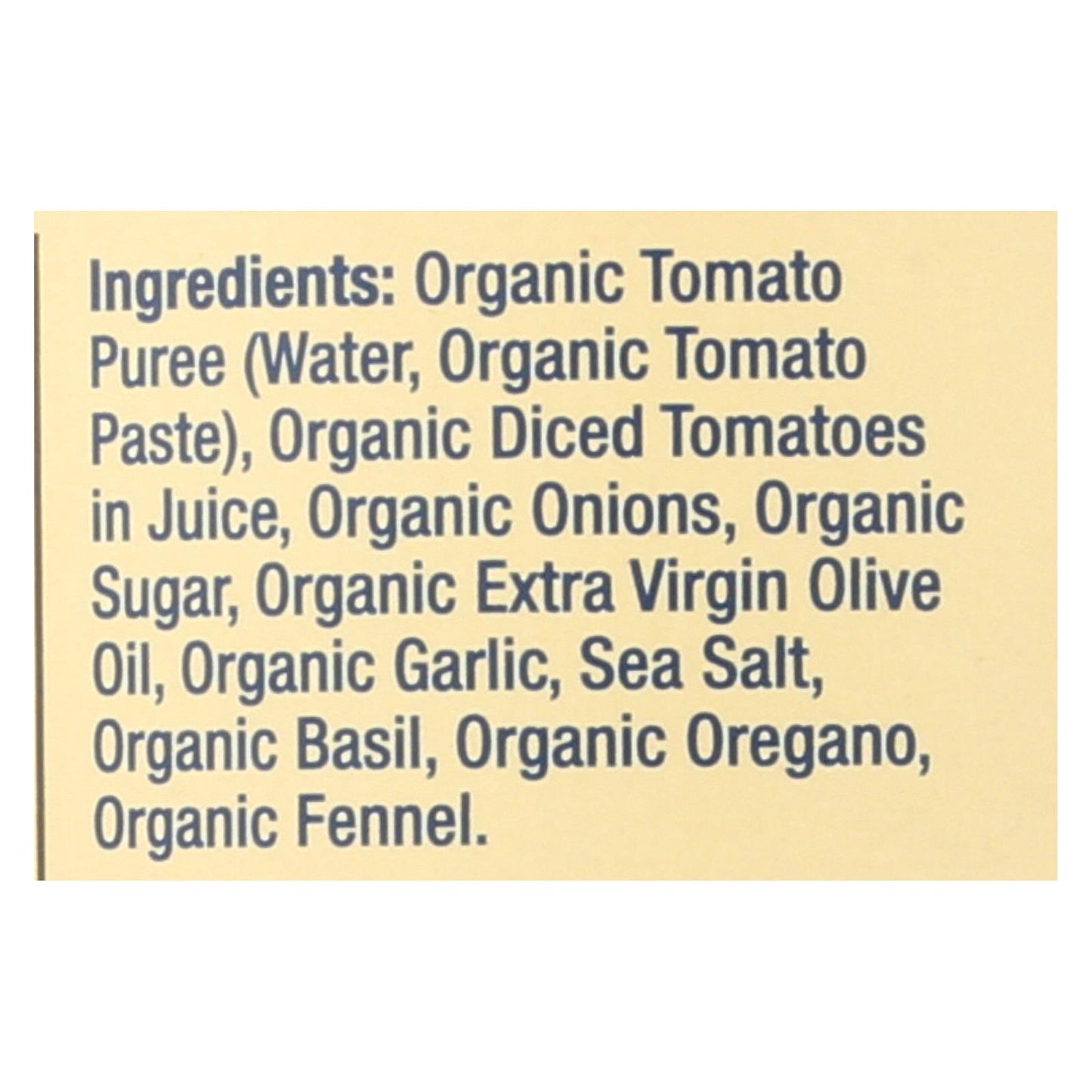 La Famiglia Del Grosso Organic Marinara Sauce - Case Of 12 - 24 Oz