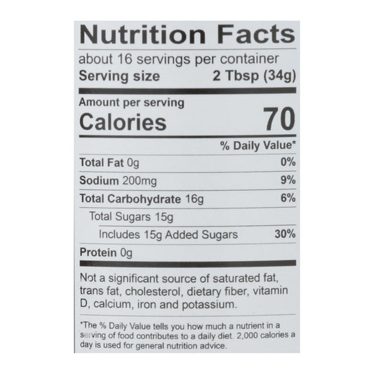 Rib Rack Bbq Sauce - Sweet Honey - Case Of 6 - 19 Oz.