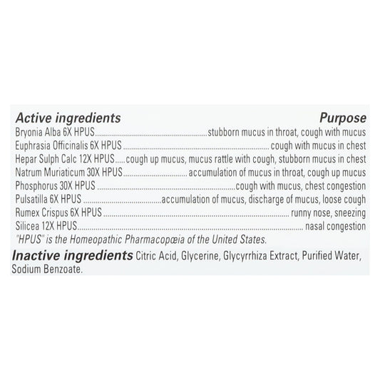 Hyland's - Bby Mucus+cold Relief Day - Ea Of 1-4 Fz