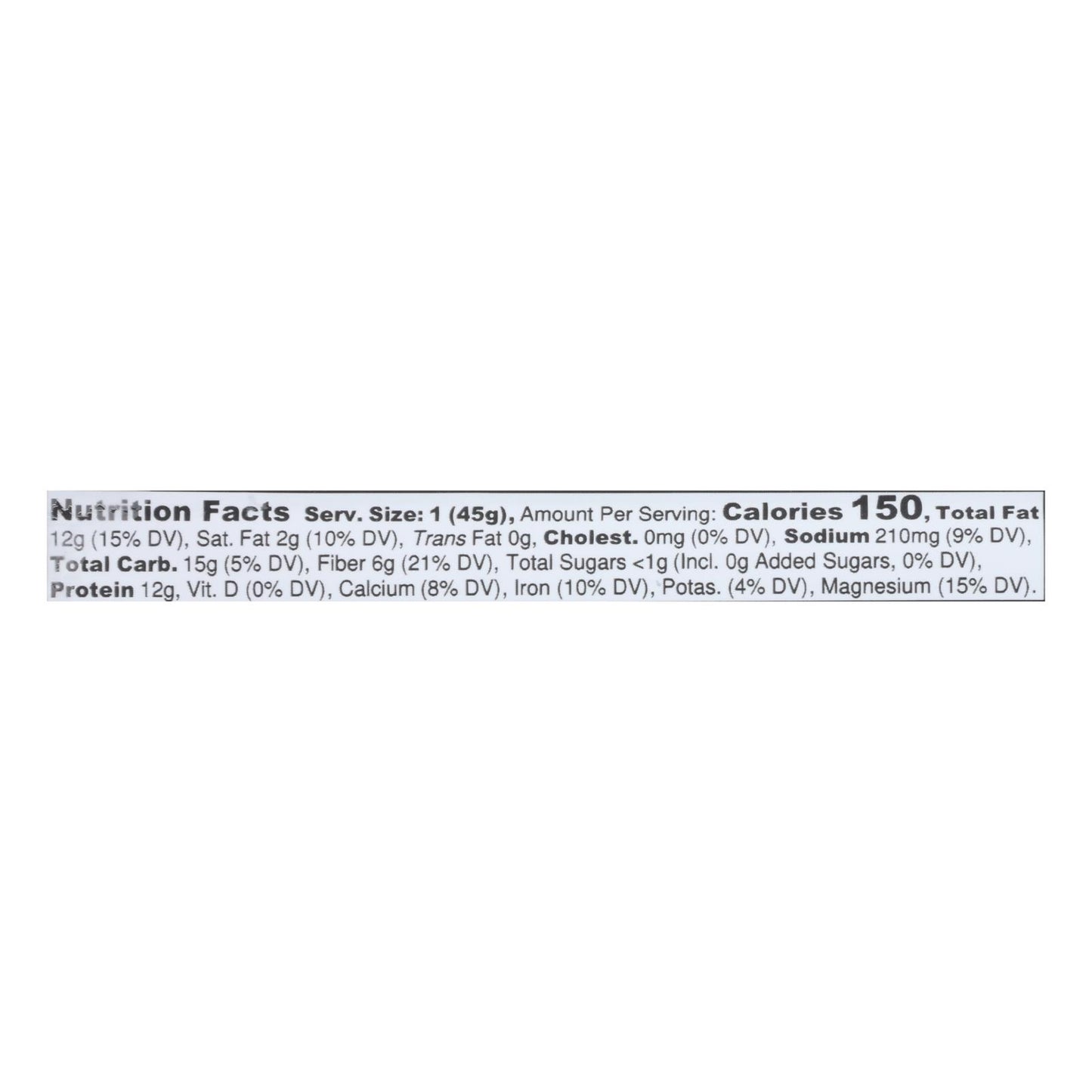 Iq Bar - Bar Chocolate Sea Salt - Case Of 12 - 1.6 Oz