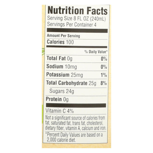 Santa Cruz Organic Juice - Limeade - Case Of 12 - 32 Fl Oz.