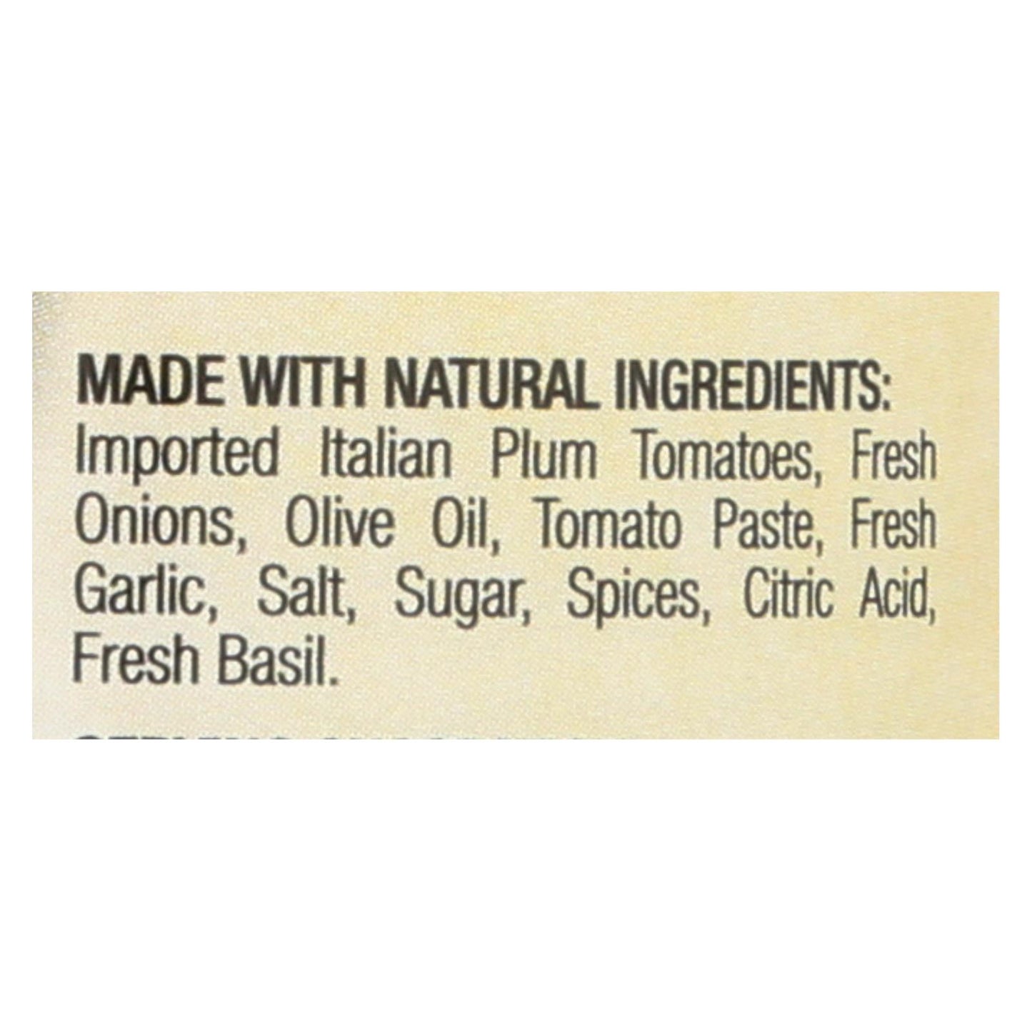 Paesana Classic Pizza Sauce - Serve Jar - Case Of 6 - 8.5 Oz.