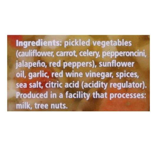 Divina - Giardiniera Hot Chicago - Cs Of 6-13.7 Oz