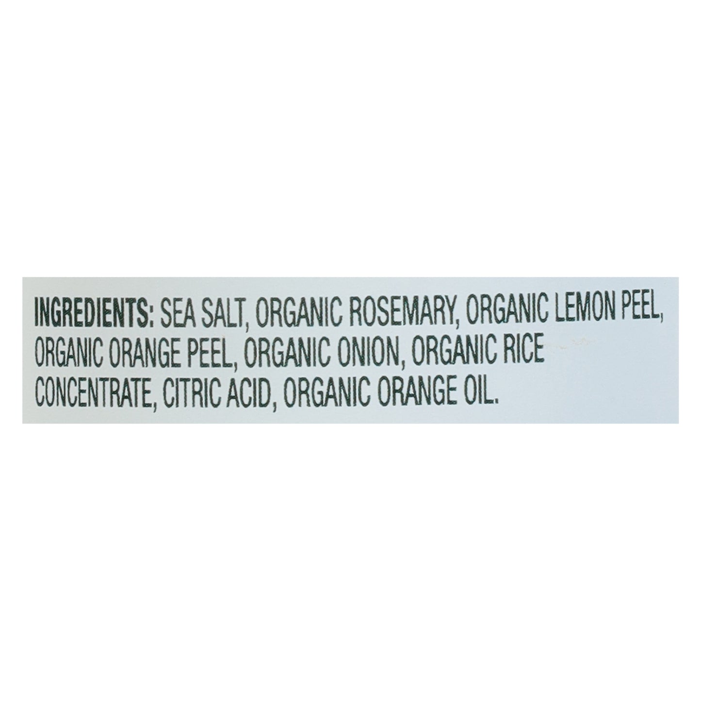Simply Organic - Salt Og2 Citrus Rosemary - Cs Of 6-2.58 Oz