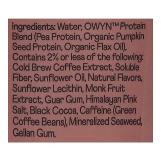 Owyn-only What You Need - Prtn Coff Dbl Shot Crml - Cs Of 12-12 Fz