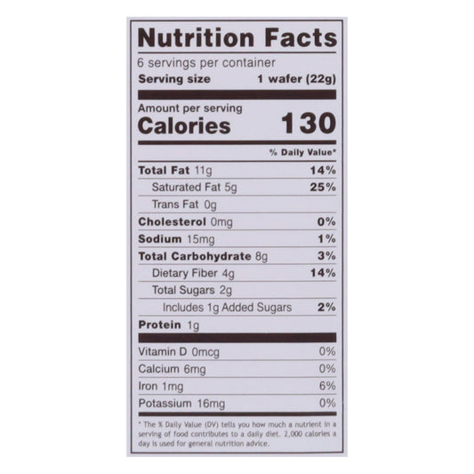 Rip Van Wafels - Wafers Chocolate Hazelnut - Cs Of 6-4.68 Oz