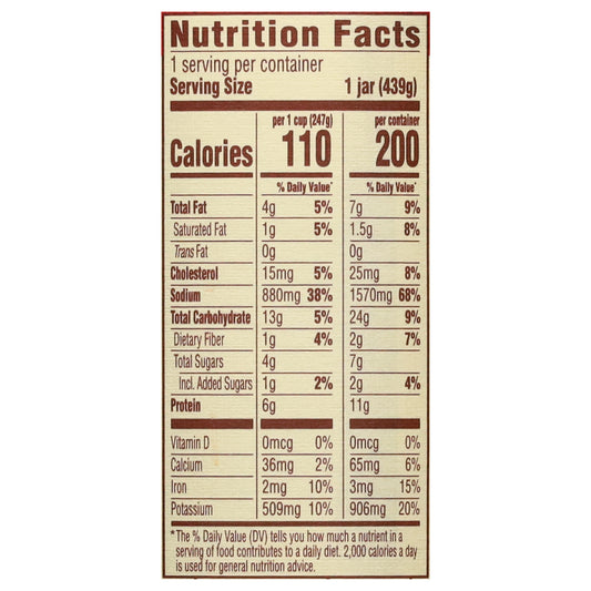 Rao's - Soup Tuscan Style Beef - Cs Of 6-15.5 Fz