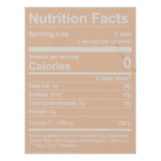 Hop Wtr - Hop Water Spk Peach 6pk - Cs Of 4-6/12 Fz