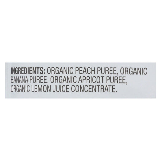 Plum Organics - Baby Fd Og2 Pch Aprct&ban - Cs Of 12-4 Oz