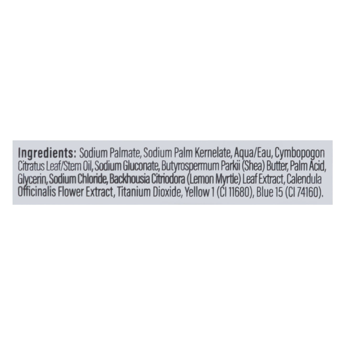 Australian Botanical Soap - Bar Soap Lemongrass - Ea Of 1-6.6 Oz