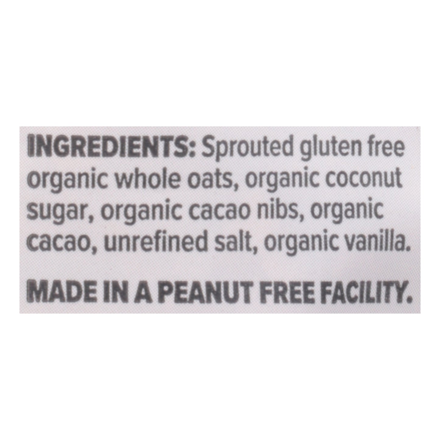 One Degree Organic Foods - Sprt Otml Og2 Cacao Nib - Cs Of 6-18 Oz