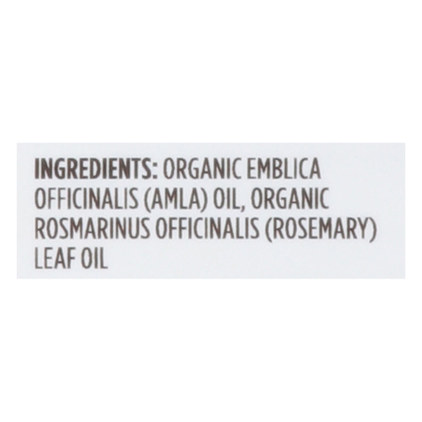 Sky Organics - Scalp Oil Og2 Amla Rsemry - Ea Of 1-2 Fz