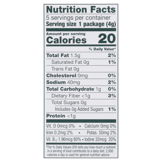 Gimme Seaweed Snacks - Seaweed Snk Og2 Tryki 5pk - Cs Of 6-5/.14 Oz