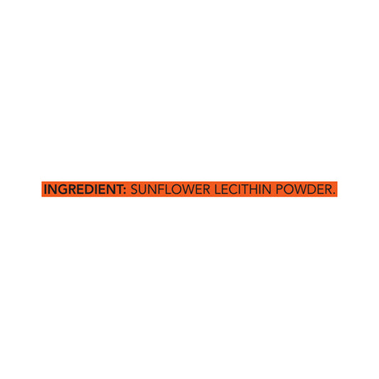 Now Foods - Sunflower Lecithin Powder - Ea Of 1-16 Oz