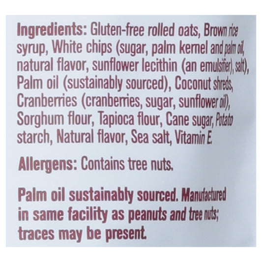 Heavenly Hunks White Chocolate Cranberry Cookie Hunks - Case Of 6 - 6 Oz