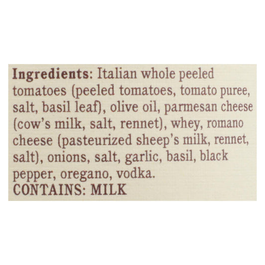 Rao's Specialty Food - Pasta Sauce Vodka - Case Of 6 - 32 Oz