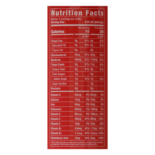 Roar Organic - Water Og2 Strwbry Lemonad - Cs Of 12-18 Fz