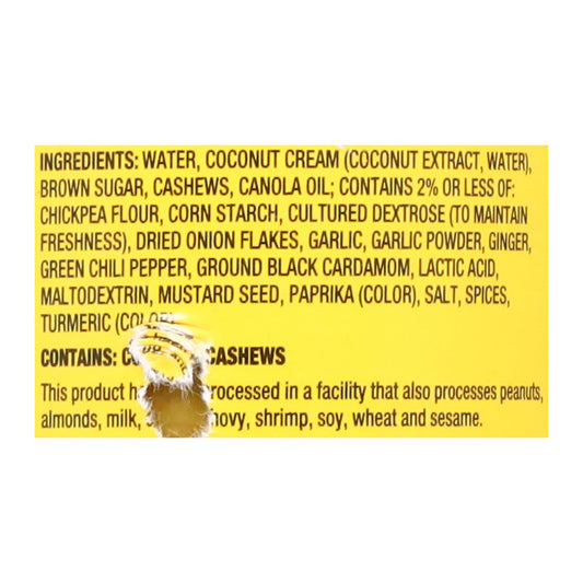 Tasty Bite - Simmer Sce Coconut Korma - Cs Of 6-13 Oz