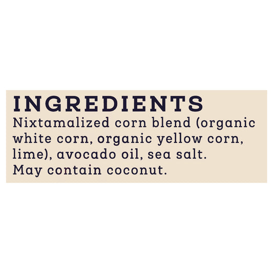 Siete - Tort Chip Og3 Corn Ssalt - Cs Of 6-7.5 Oz