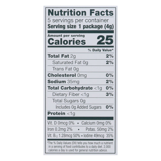 Gimme Seaweed Snacks - Seawd Snk Og2 Avo Oil 5pk - Cs Of 6-5/.14 Oz