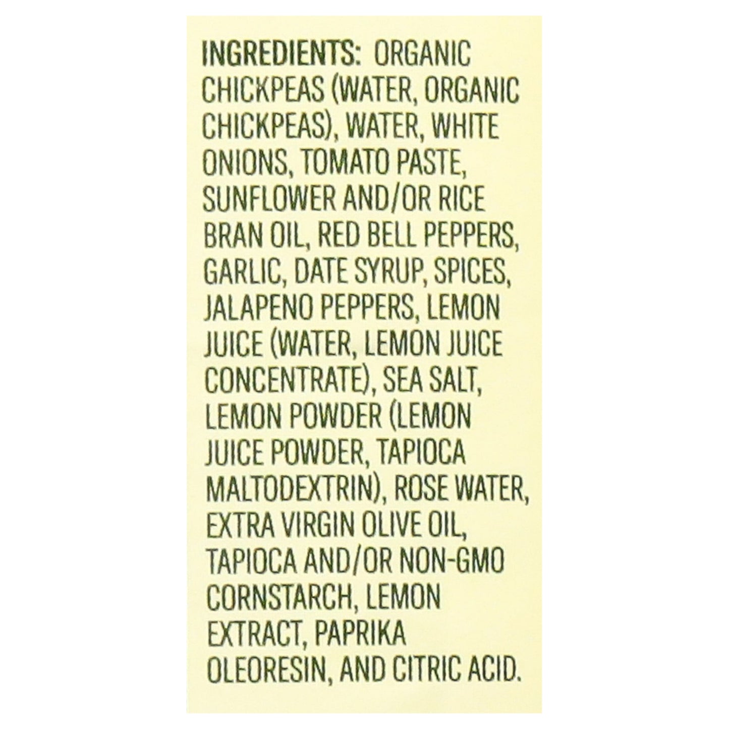 Heyday Canning Co. - Chickpeas Harissa Lemon - Cs Of 12-15 Oz