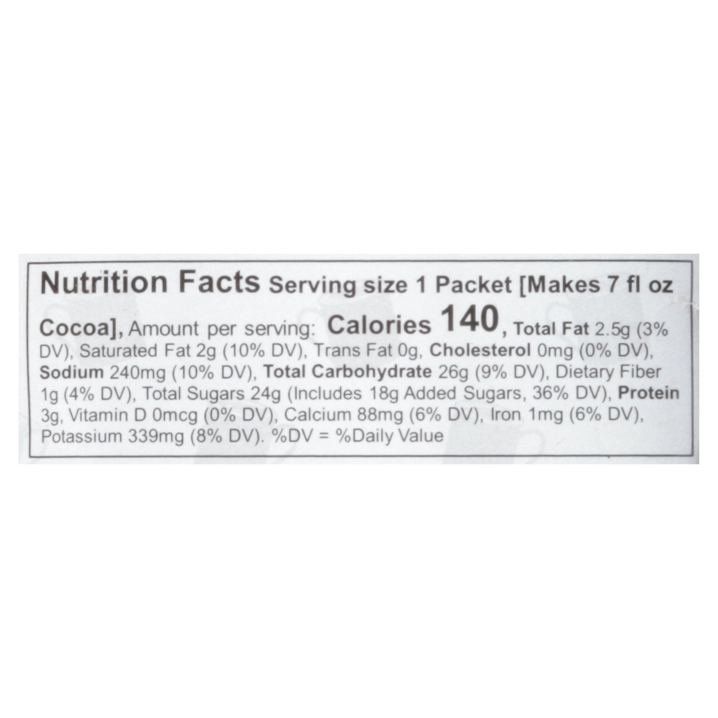 Cocoa Classics - Cocoa Packet Choc Hazlnut - Cs Of 12-1.25 Oz