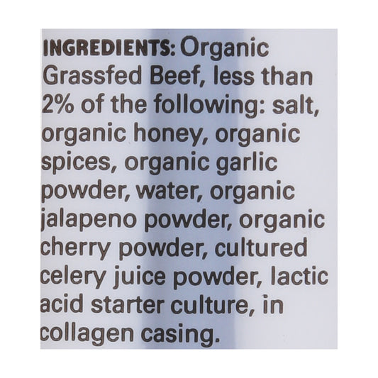 Mighty Organic - Bfstk Og2 Grsfd Jalapeno - Cs Of 24-1 Oz